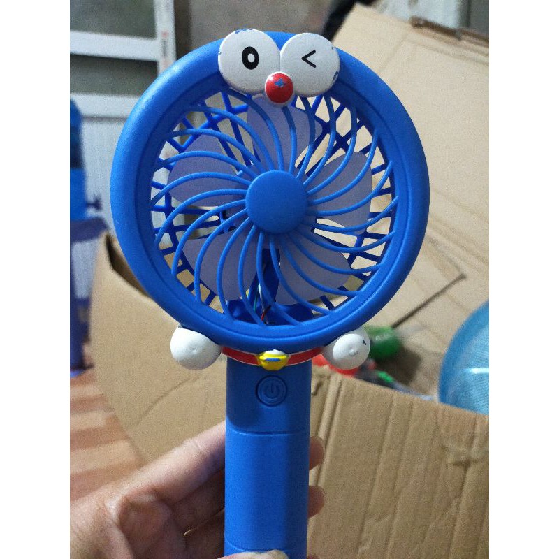 Xả kho Quạt Tích Điện Cầm Tay Hình Doraemon - Hello K cóitty  nhiều mẫu cực xinh | Quạt Sạc Tích Điện Mini