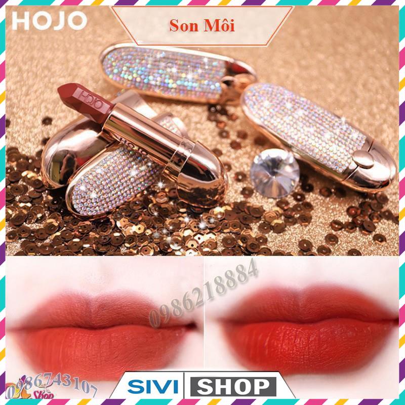 Son lì HOJO Princess đính hạt lấp lánh kèm gương sang chảnh