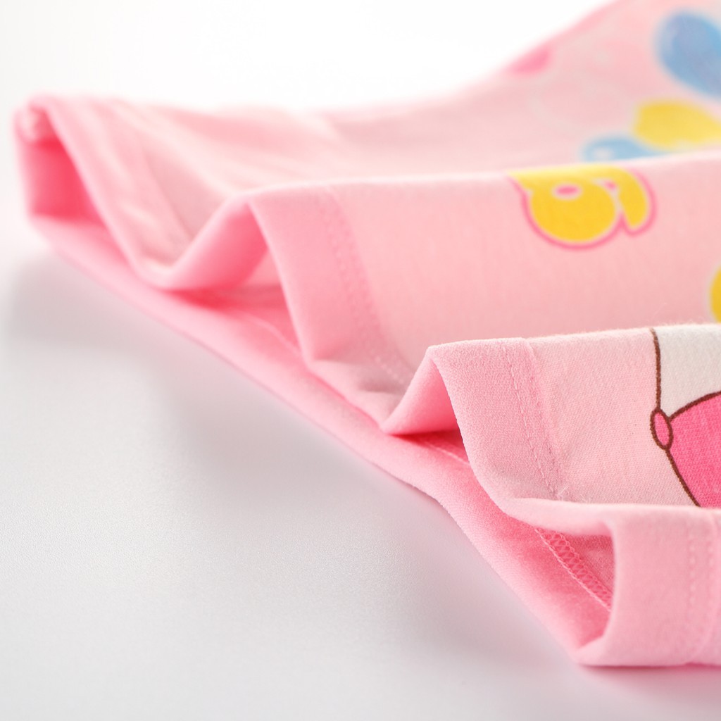 Set 4 quần lót cotton họa tiết hoạt hình dễ thương dành cho bé gái