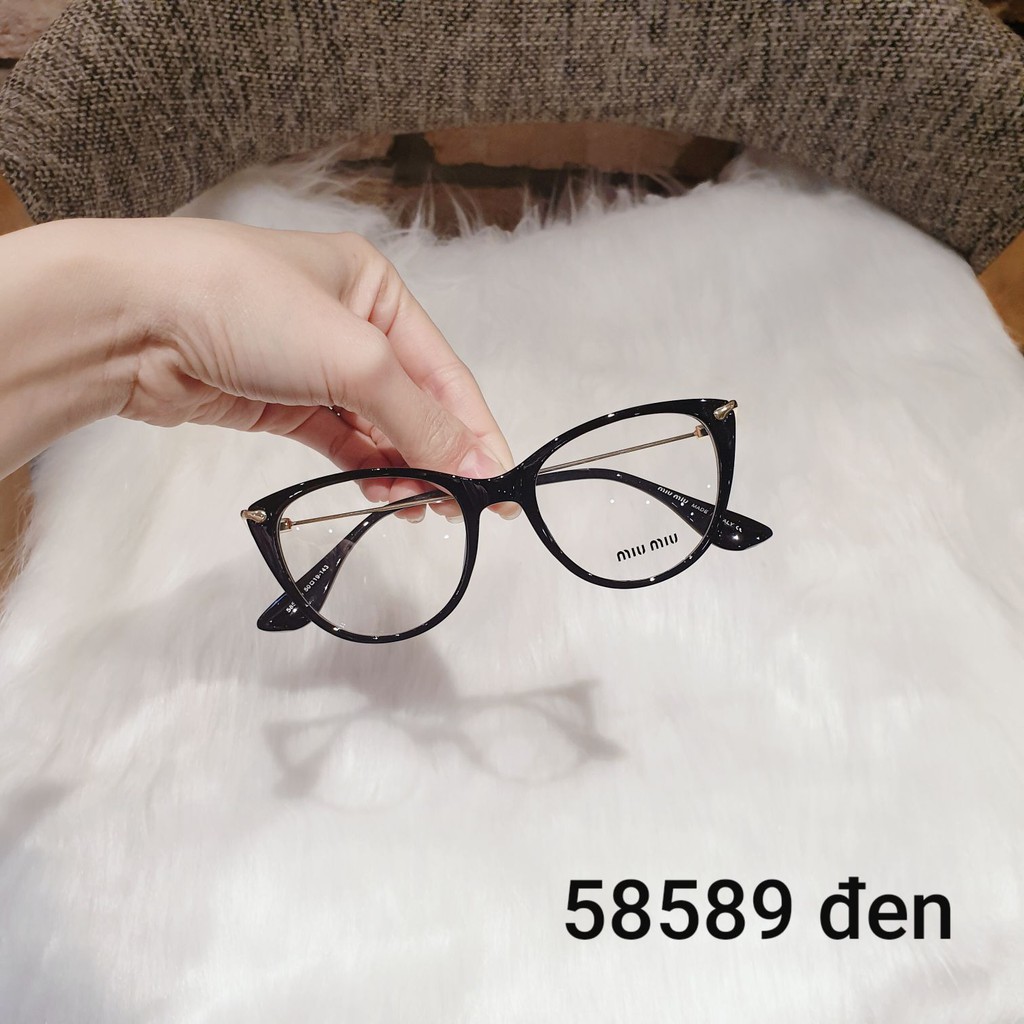 Gọng kính cận dáng mắt mèo Qiwa Eyewear 58589, Kính cận mắt mèo cho nam và nữ