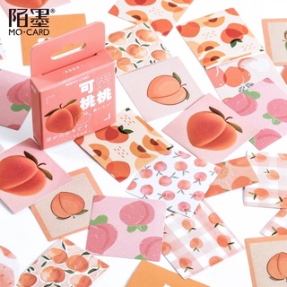 Hộp 45 miếng sticker trái đào