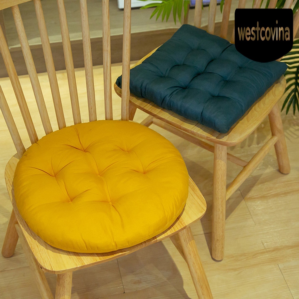 [Hot]☀ Đệm Lót Ghế Ngồi Bằng Polyester Chống Trượt Màu Sắc Đơn Giản