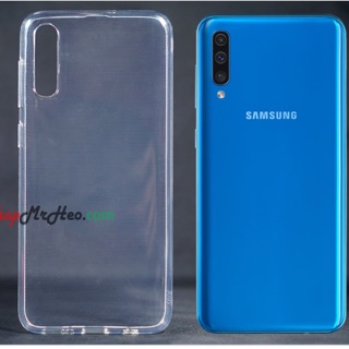 Ốp lưng Galaxy A50 2019 silicon dẻo trong suốt ( Loại tốt )