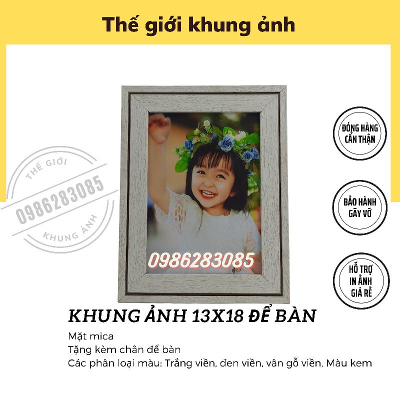 Khung hình để bàn ❤️FREESHIP❤️ khung hình kích thước 13x18 mẫu đẹp | BigBuy360 - bigbuy360.vn