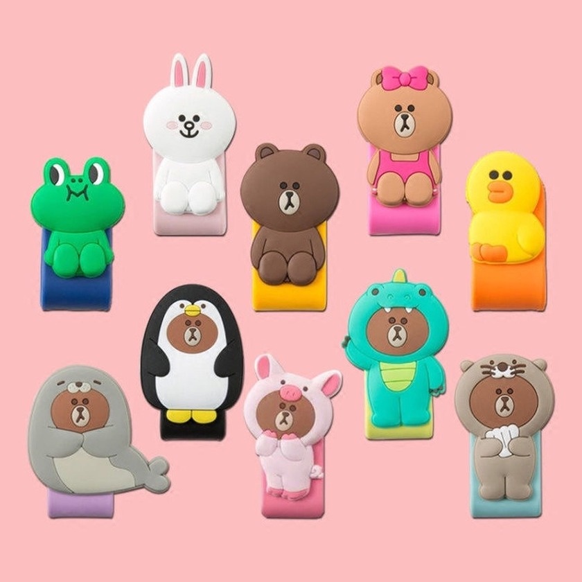 Phụ Kiện Bảo Vệ Dây Cáp Sạc / Tai Nghe USB Hình Thú Hoạt Hình 3D Dễ Thương Giá Đỡ