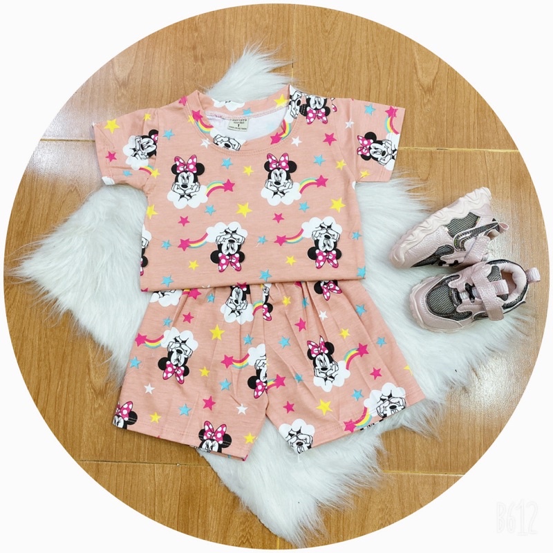 Bộ Ở Nhà Cho Bé Gái-Bộ Mùa Hè Bé Gái