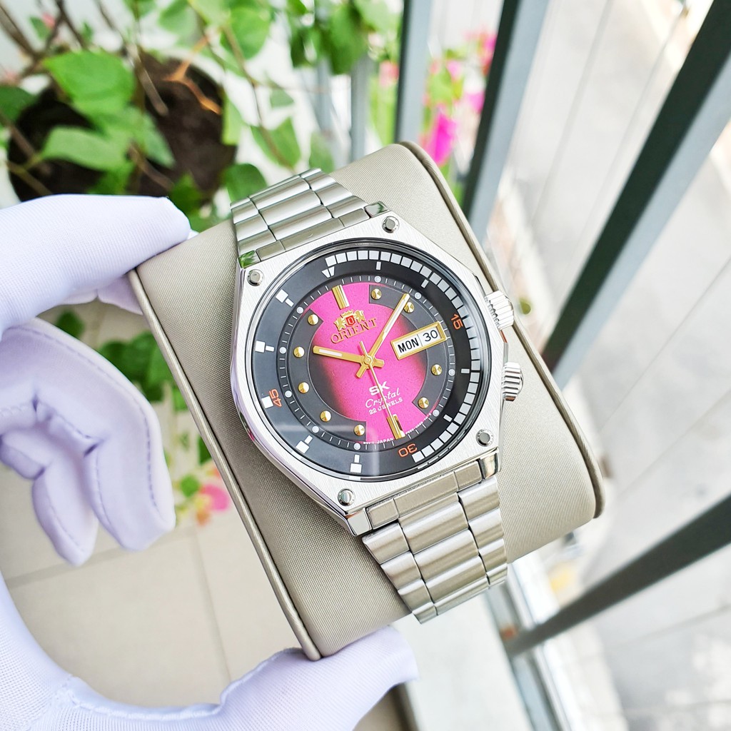 Đồng Hồ Nam chính hãng Orient Automatic RA-AA0B02R19B  bản mới 2019-Máy cơ tự động-Dây kim loại-Size 42mm