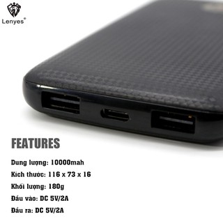 Sạc Dự Phòng Lenyes Y98 10000mAh