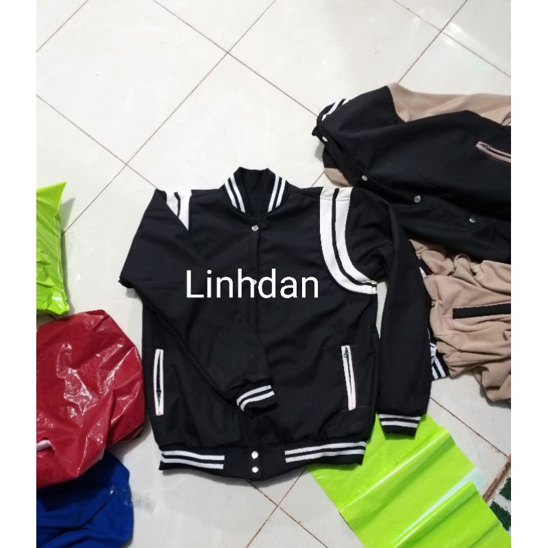 Áo Khoác bomber bliu black áo bomber jacket Teddy | BigBuy360 - bigbuy360.vn