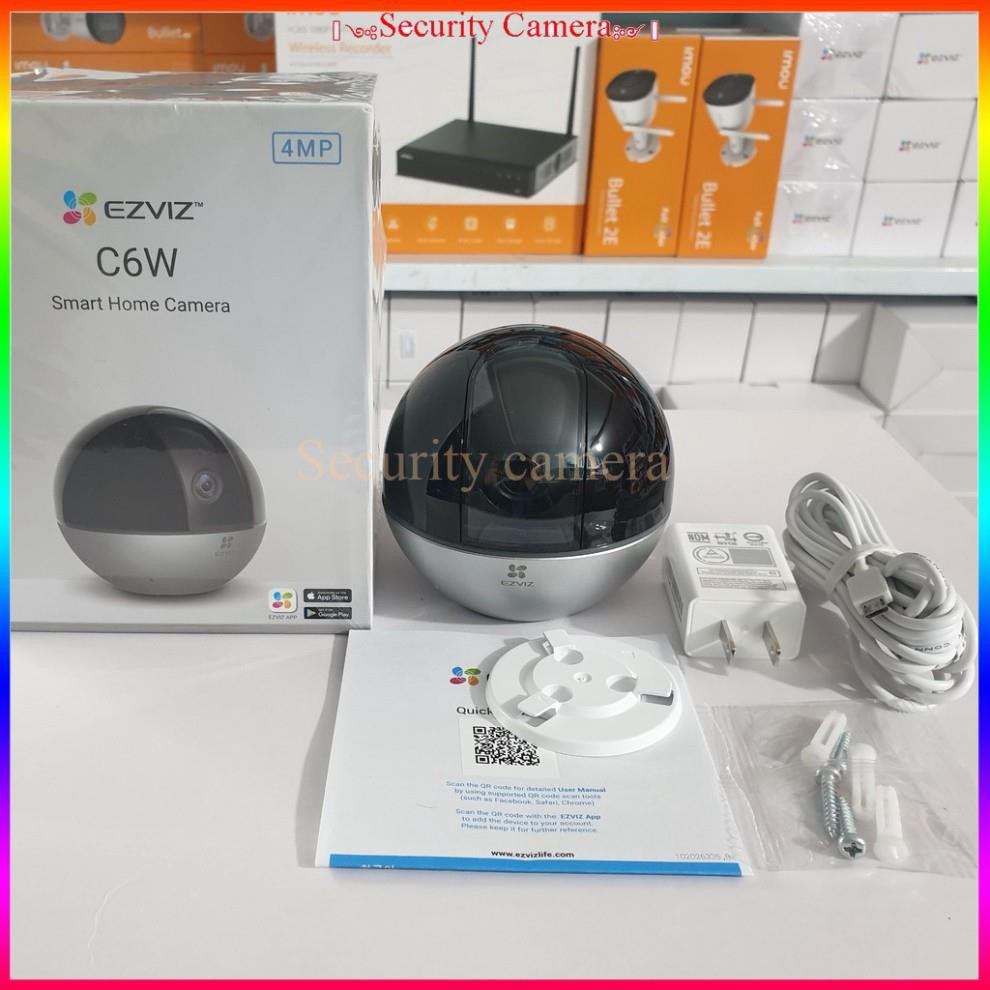 Camera Ezviz C6W 4MP (2K) đa năng quay quét 360 độ Chính Hãng,camera ip wifi siêu nét bảo hành 24 tháng