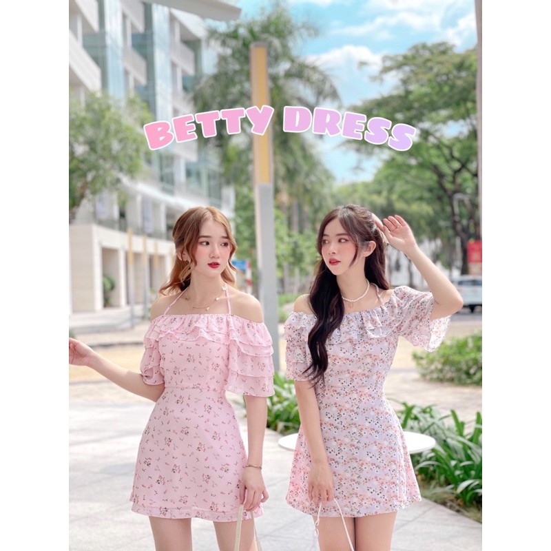 Đầm Hoa Mùa Hè Trễ Vai - Betty Dress