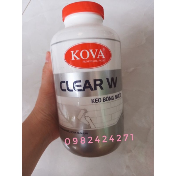 Keo bóng nước KOVA Clear W 1kg