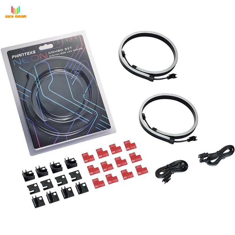 Dây LED Phanteks Neon DIGITAL RGB LED STRIP COMBO SET