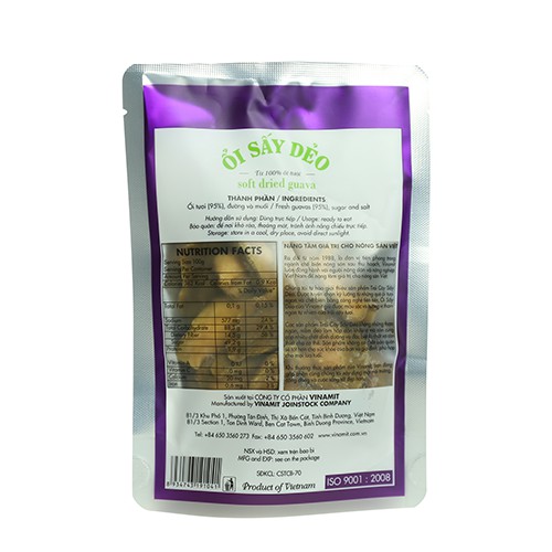 Ổi Sấy Dẻo VINAMIT Gói 100g/250g