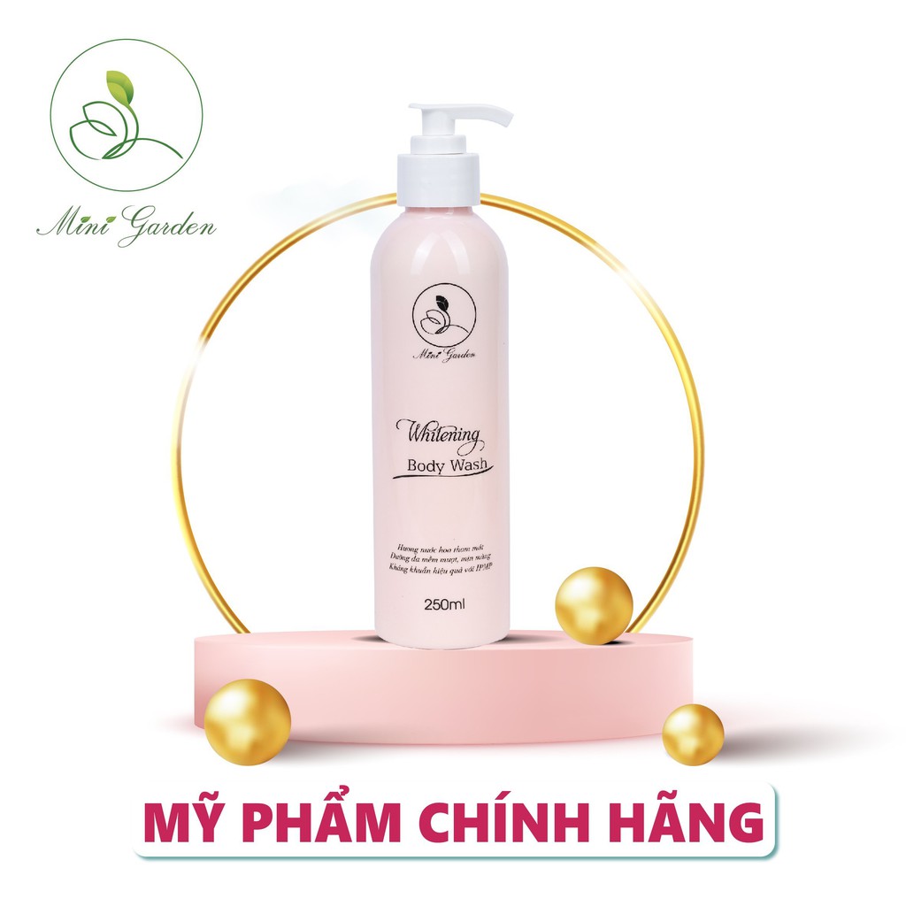 Sữa Tắm Men Bia Mini Garden Whitening Body Wash Dưỡng Trắng Da Hiệu Quả