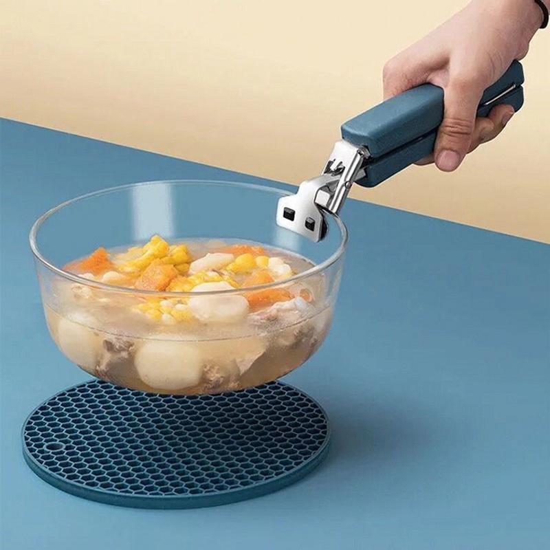 Giá Đỡ Tô / Dĩa / Nồi Bằng Inox Chống Bỏng Chống Trượt An Toàn Tiện Dụng Cho Nhà Bếp