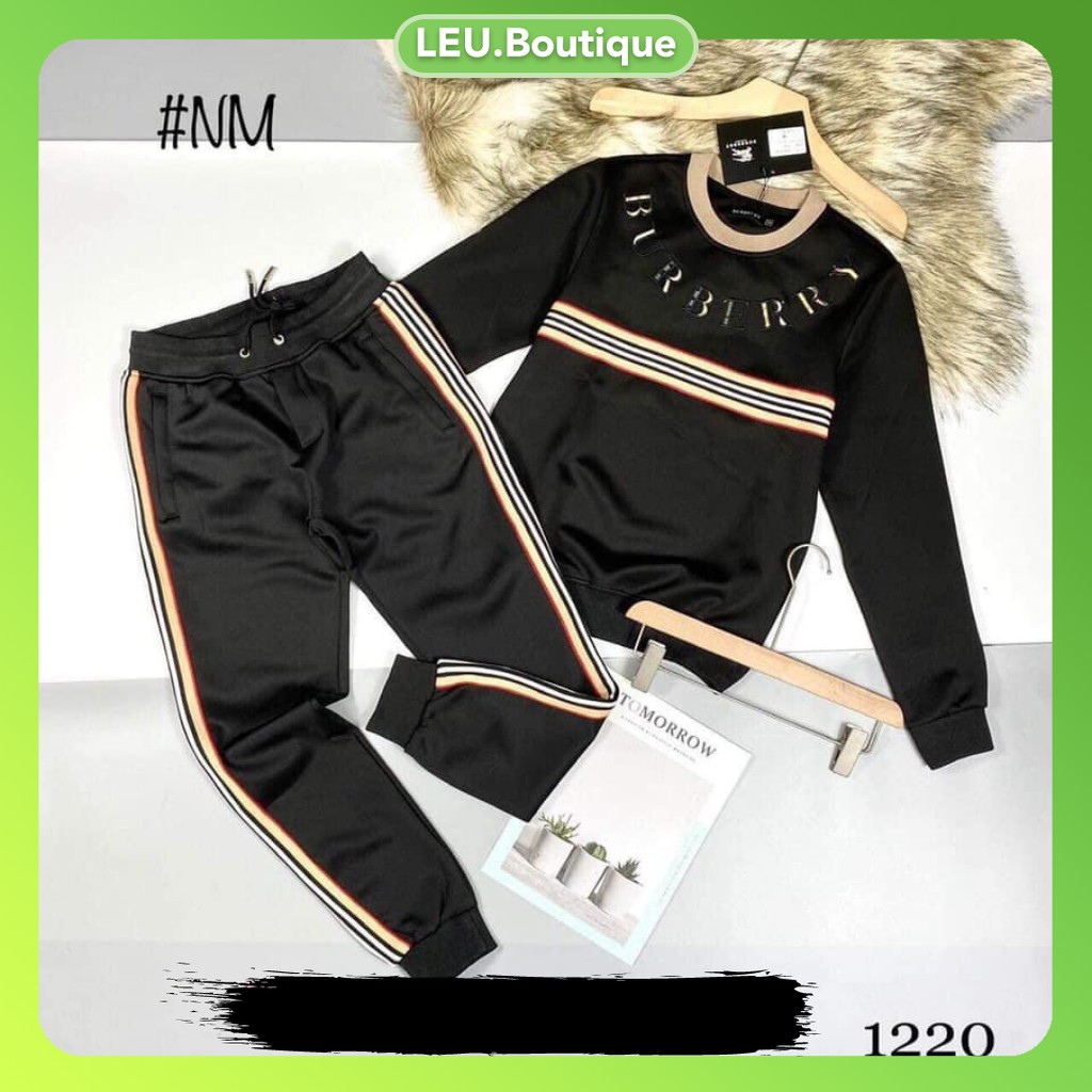 [Mẫu Mới] Bộ thu đông nam BBR bao ngầu, chất nỉ không xù giặt thoải mái nhé