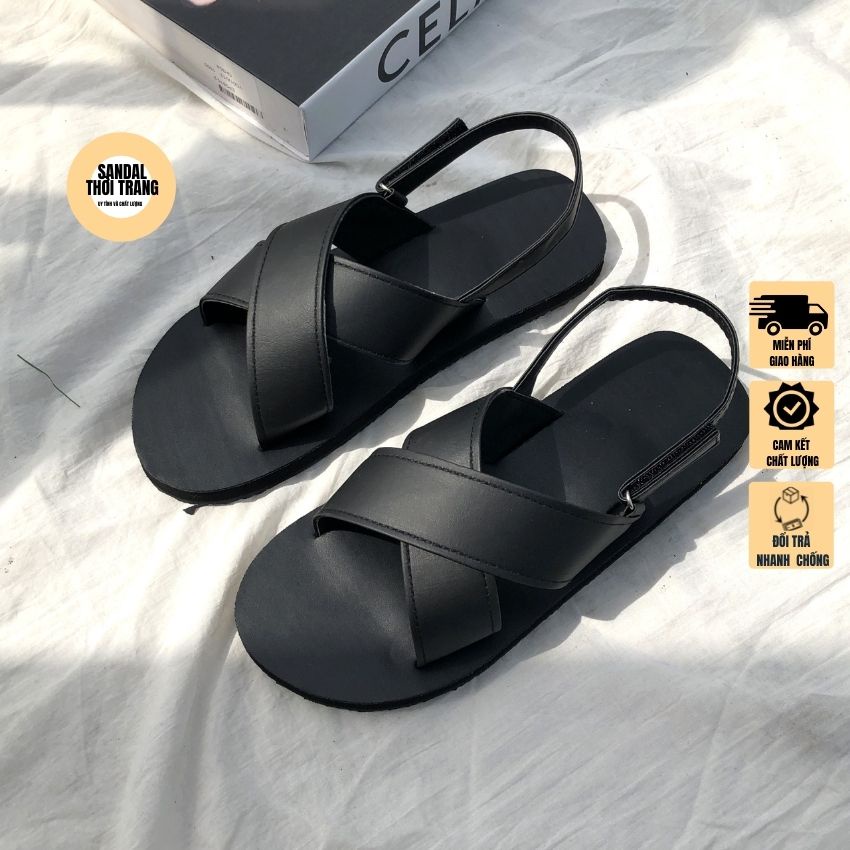 Giày sandal quai chéo A9, Dép quai hậu đi học sỏ ngón [ẢNH THẬT 100%] full size 30-44 nam nữ SANDALTHOITRANG