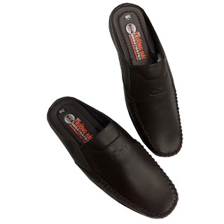 Dép bít mũi nam da bò cao cấp TH BM317