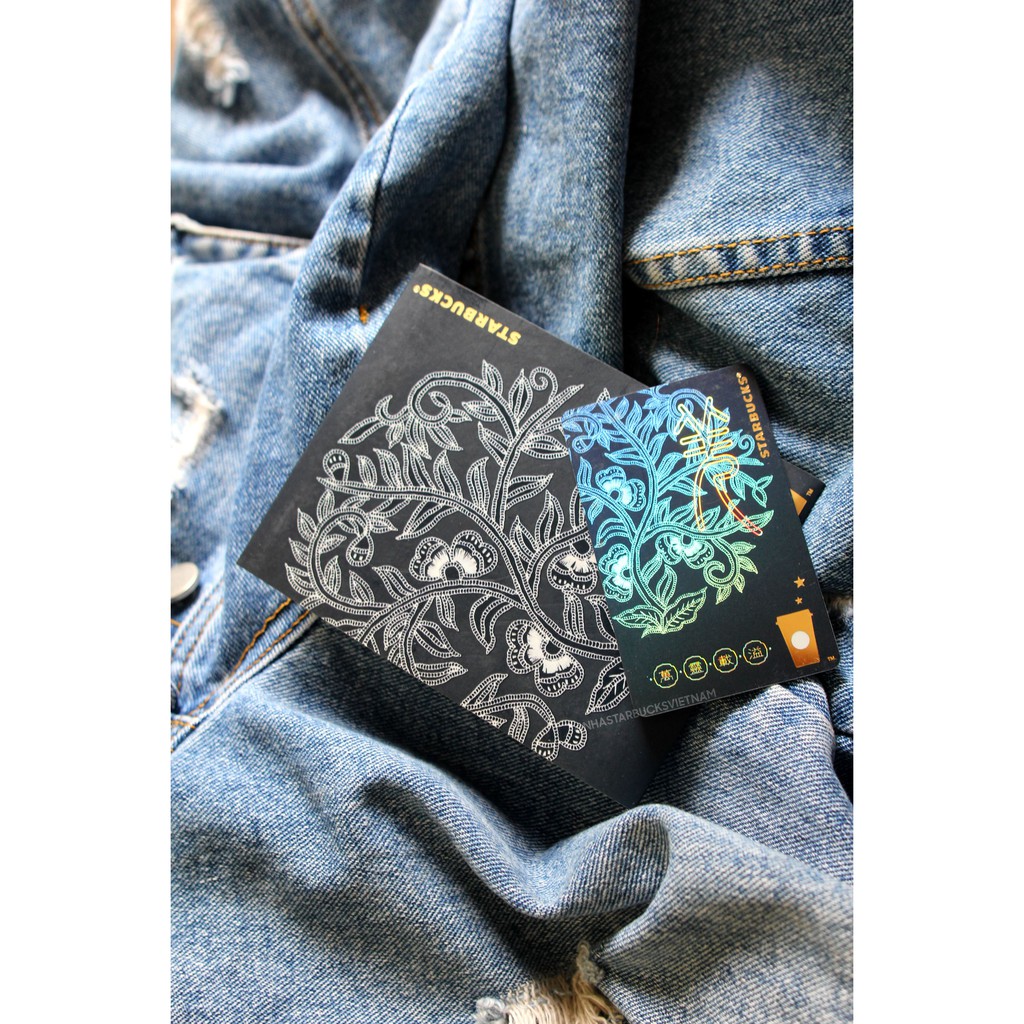 THẺ STARBUCKS CHINA PHIÊN BẢN V.I.P Special Xanh Đen