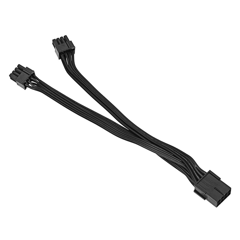Dây cáp nối dài 20cm chuyển đổi 8 pin sang 2x8p  Psu 18awg 8pin cho card đồ họa Pcie