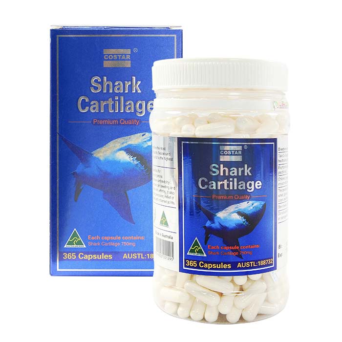 Giá Shock Viên Uống Sụn Cá Mập Costar Blue Shark Cartilage 750mg