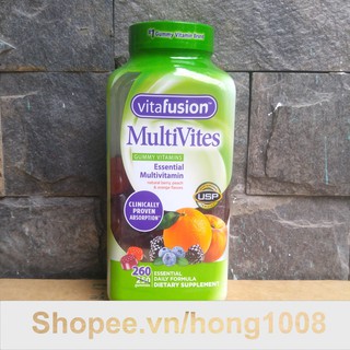 Kẹo dẻo Vitafusion Multivitamin Gummies 260 viên - Multivites 260 viên