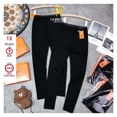 Quần legging nữ cạp cao leggiging nữ dáng trơn nâng mông chất Umi Hàn co dãn 4 chiều LV