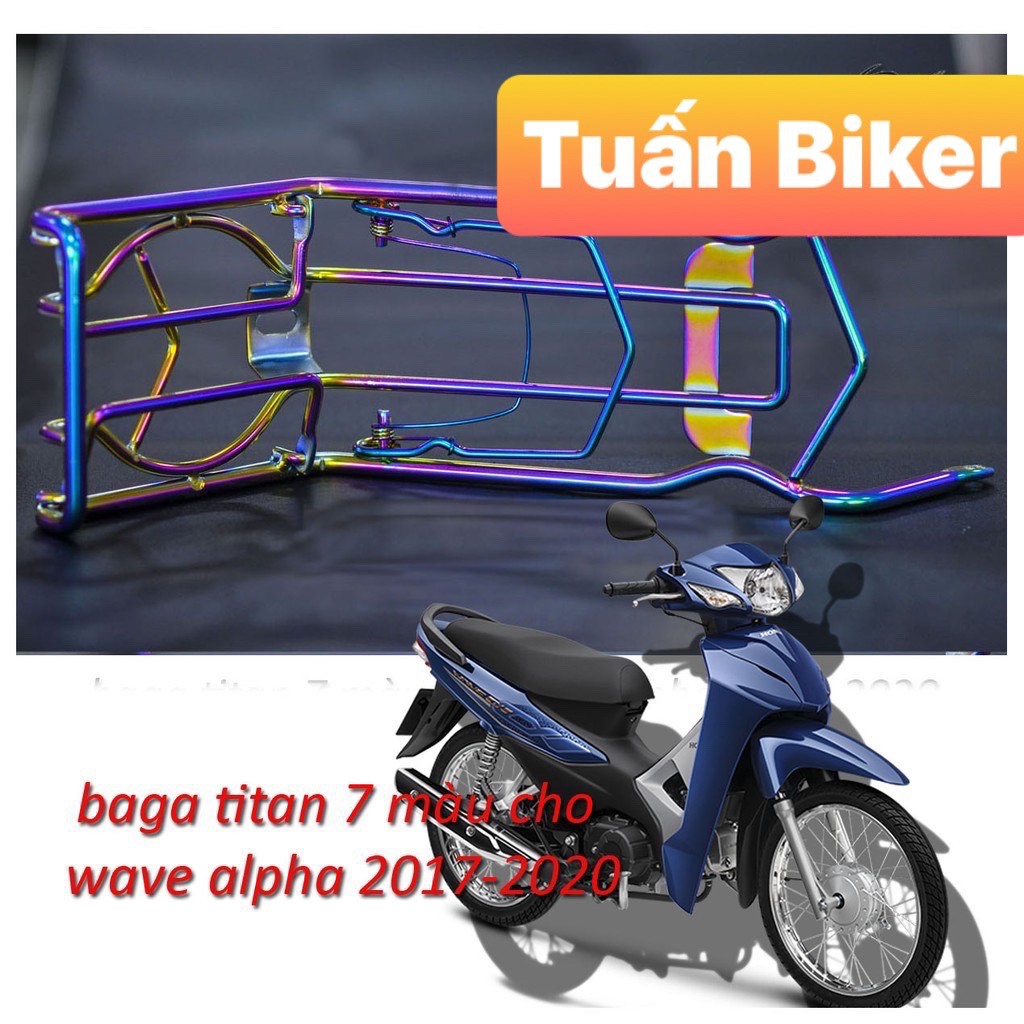 Baga Xe Máy Wave , Dream 7 màu titan Đời 2012 -2021