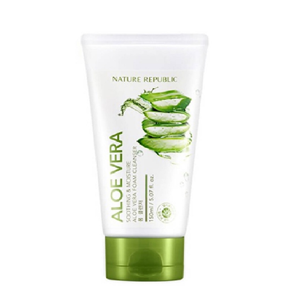 Sữa Rửa Mặt Nature Republic Soothing & Moisture Aloe Vera Foam Cleanser 150ml