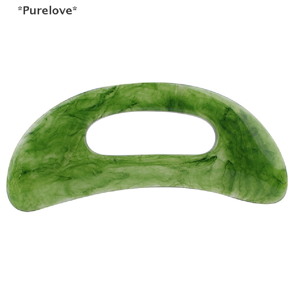 1 Tấm Bảng Guasha Bằng Đá Tự Nhiên / Resin Tổng Hợp Mát Xa Tiện Dụng