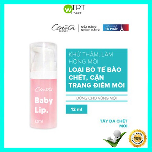 Tẩy da chết dưỡng môi khô nứt nẻ làm hồng môi baby lips Trt levuce