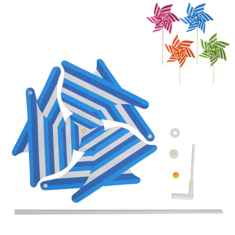 Chong Chóng Gió Kẻ Sọc Dùng Trang Trí Sân Vườn