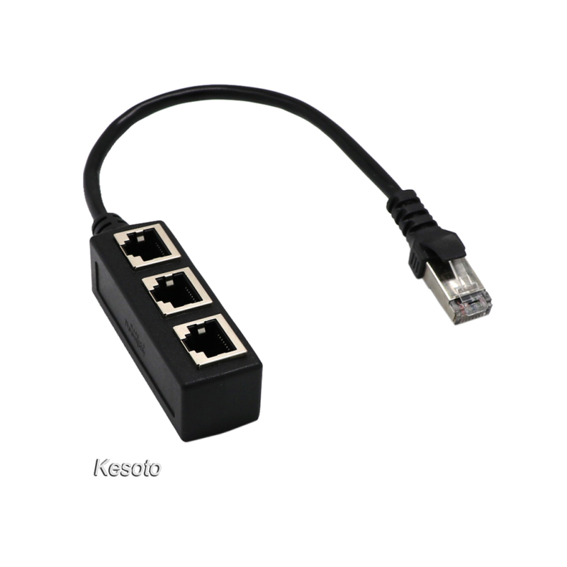 Đầu Nối Dây Mạng 3 Cổng Rj45 1 Sang 3 | BigBuy360 - bigbuy360.vn