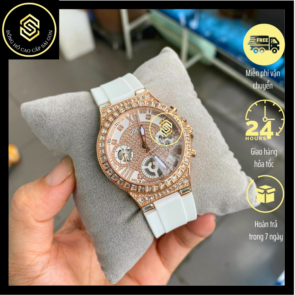 Đồng Hồ Nữ guess gw0257l2 gw0257l3 , Dây Cao Su , Size 36mm