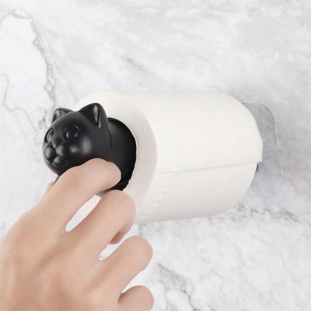 LEISURE Giá Đỡ Cuộn Giấy Vệ Sinh Không Cần Đục Lỗ Trang Trí Nhà Cửa