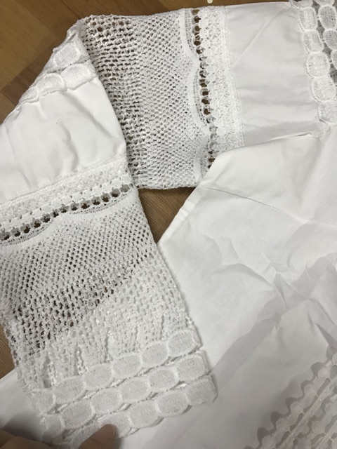 Áo sơ mi vải cotton điệu đà