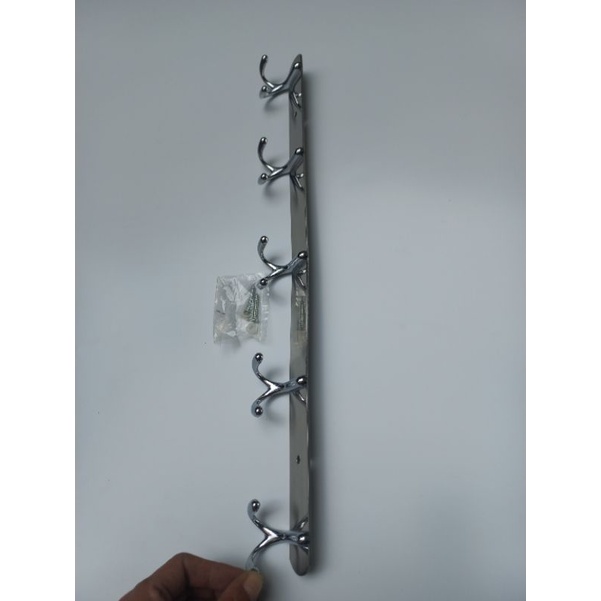 mắc quần áo 5 mấu chẽ 2 mấu inox 304 cao cấp