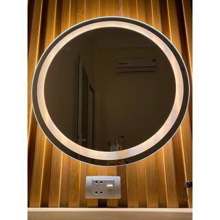 Gương Đèn LED Tròn D50cm, 60cm, 40cm LUXHOME. Gương có đèn LED dùng cho bàn trang điểm, nhà tắm soi cực thích.