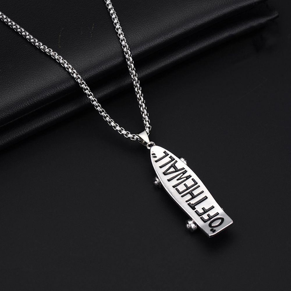 Vòng cổ Mặt Chữ Vans1 Phong Cách Hip Hop Cá Tính|Vòng cổ Thép Titan Phong Cách Hàn Quốc Cá Tính Cho Nam Nữ