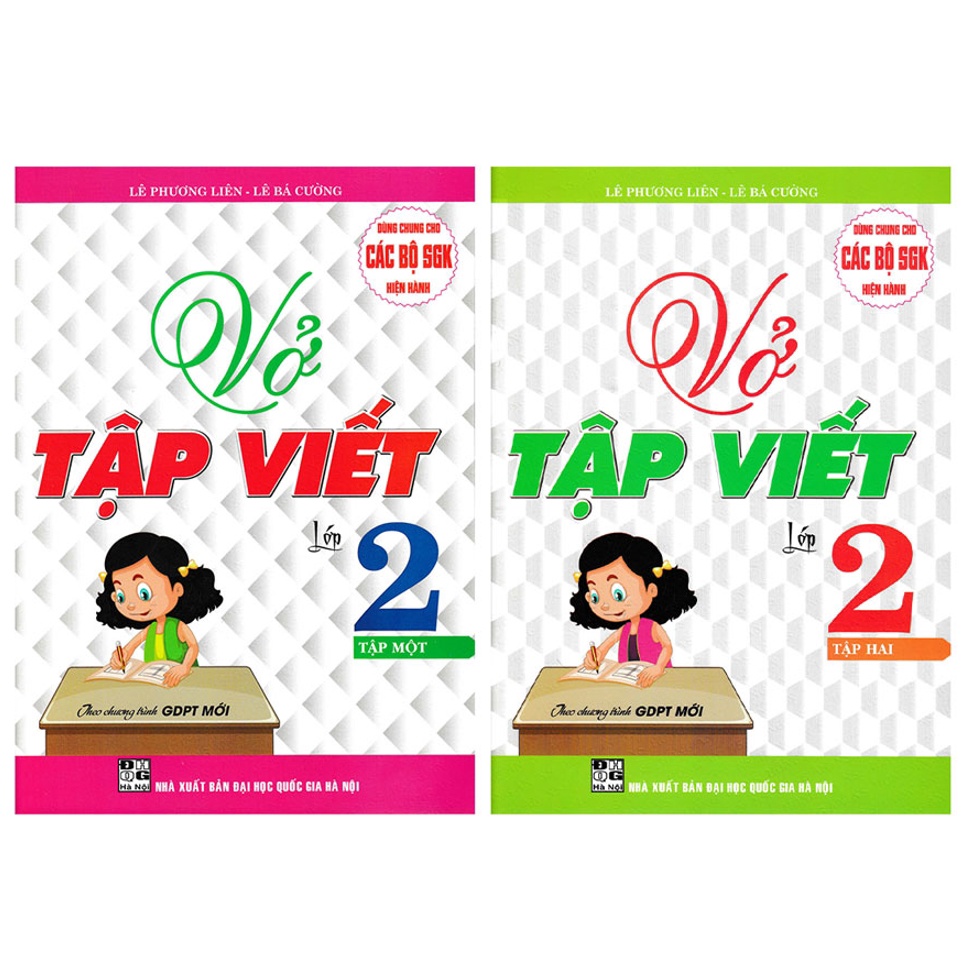Sách - Combo Vở Tập Viết Lớp 2 (Tập 1+Tập 2) - Theo Chương Trình Giáo Dục Phổ Thông Mới