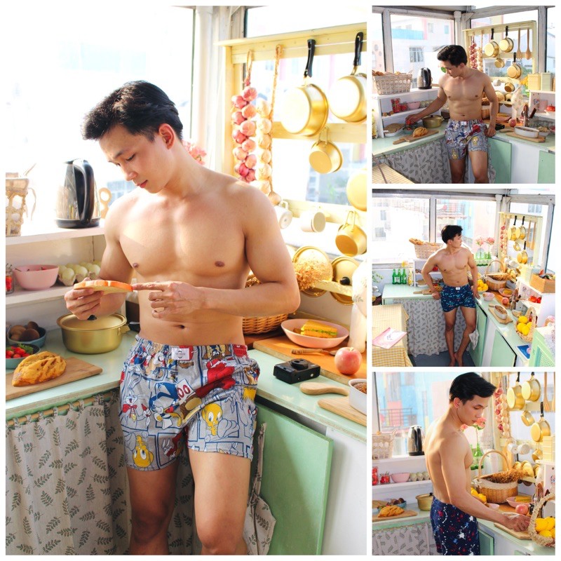 Combo 5 Quần đùi nam TIDI HOUSE  - Mặc ở nhà, mặc ngủ, chất liệu thun cotton co giãn - GIAO MẪU NGẪU NHIÊN