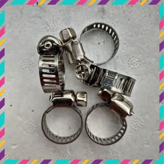 Đai xiết inox, cổ dê inox, quai nhê inox 6-12, 9-16 mm