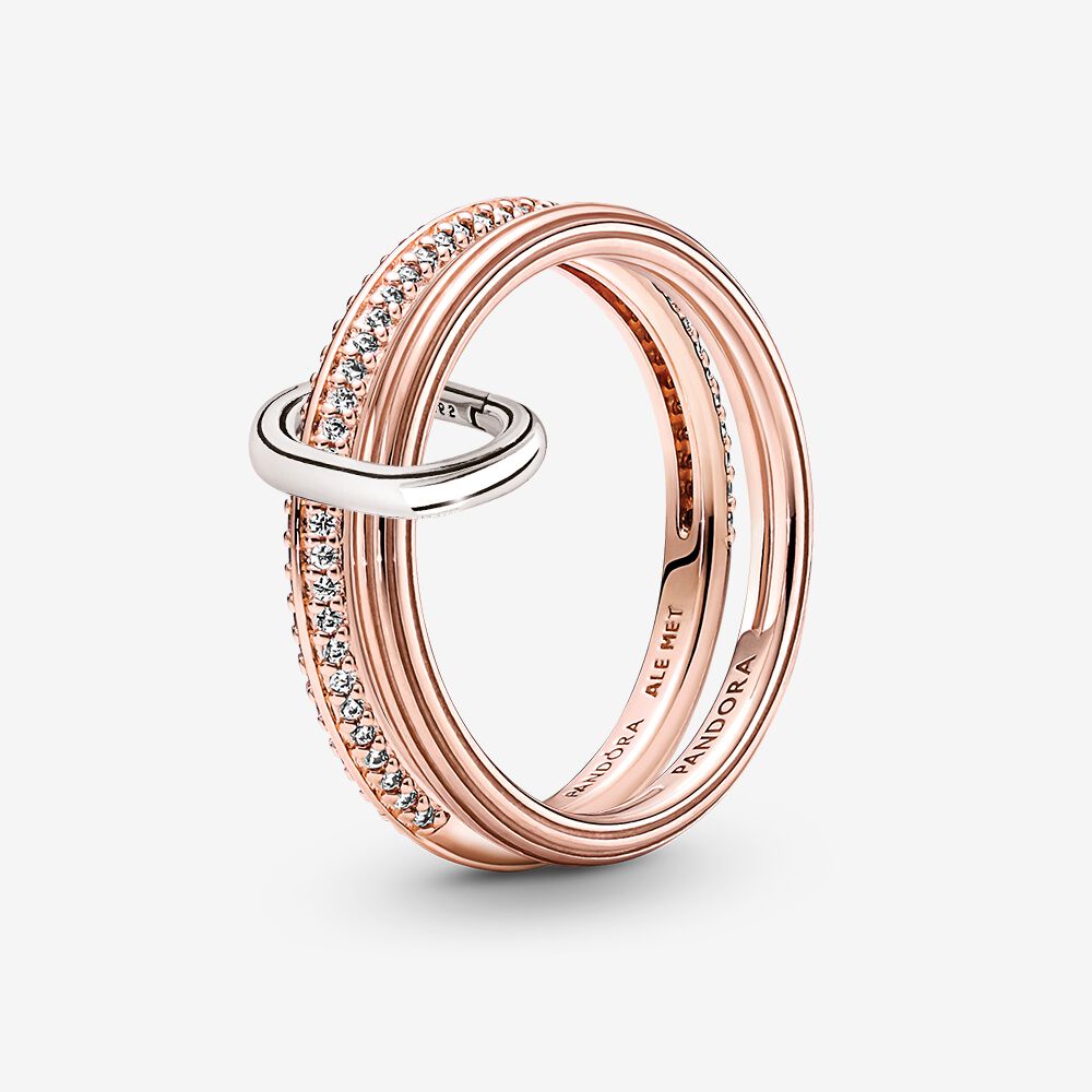 Đầu Nối Hai Vòng Bạc 925 Pandora ME