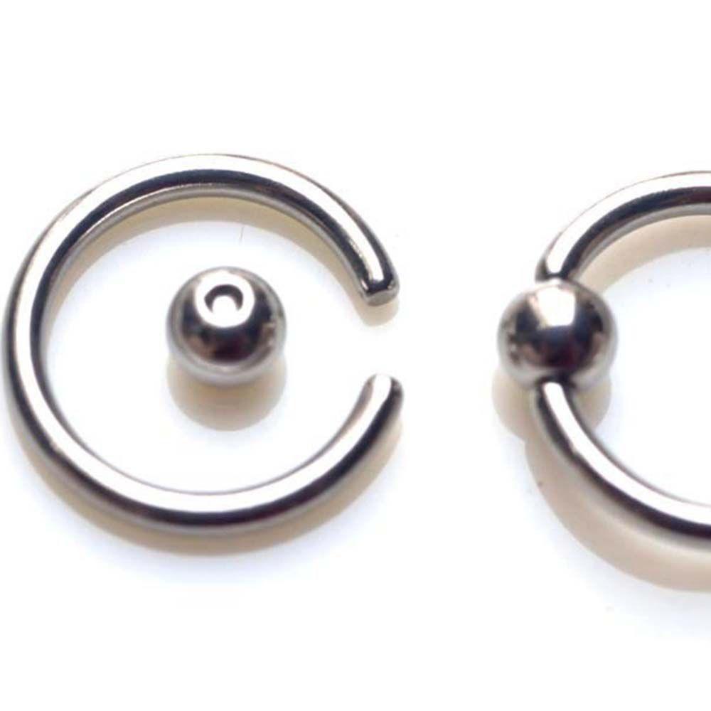 Khuyên Tai Tròn Nhỏ 6mm / 8mm / 10mm / 12mm Cá Tính Hợp Thời Trang