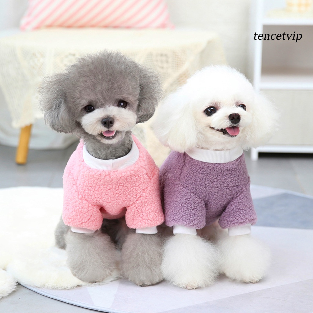 Áo sweater giữ ấm in chữ đáng yêu thời trang mùa thu cho thú cưng