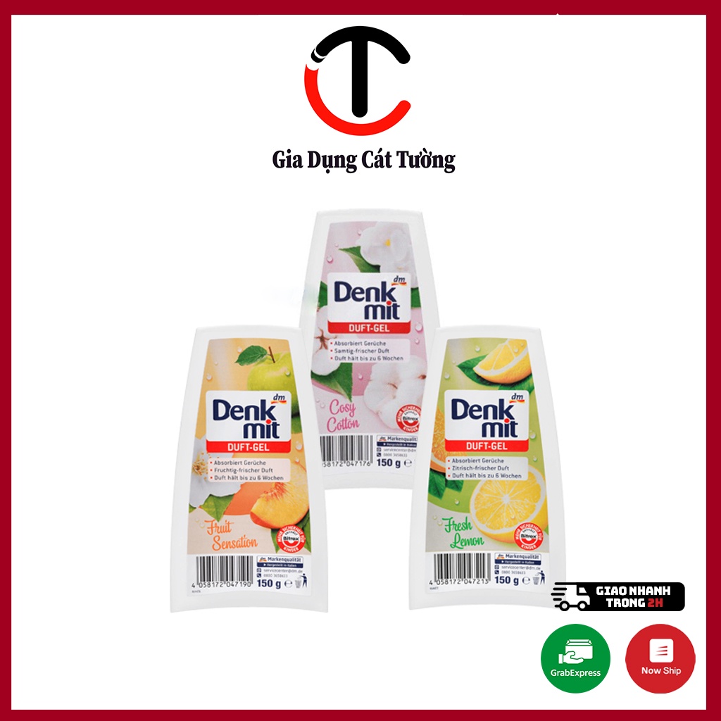 Sáp Thơm Phòng DENKMIT 150g Raumduft Gel Cosy Cotton HÀNG CHÍNH HÃNG