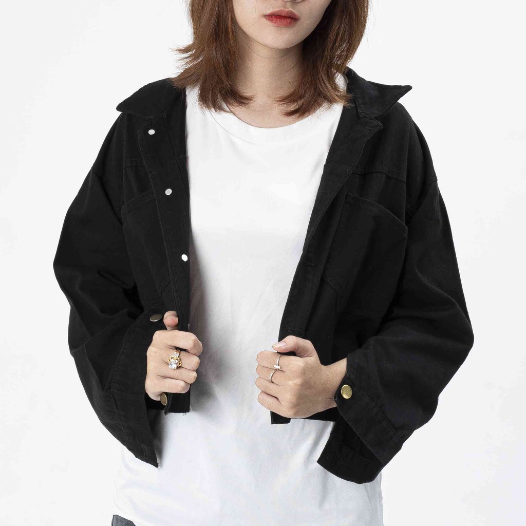 Áo khoác kaki nữ xẻ sau nhiều màu cá tính phong cách ulzzang chống nắng standbyshop888