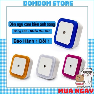 Đèn Ngủ Led nhiều màu tự động tắt mở tiết kiệm điện, Đèn ngủ cảm ứng ánh sáng cắm điện trực tiếp