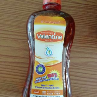 Nước súc miệng Valentine chai 500 ml